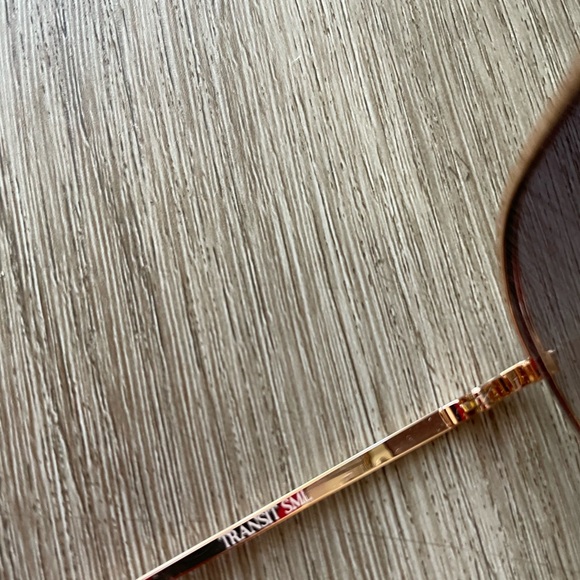 otra transit small blue & gold aviator navigator sunglasses eyewear new - Picture 4 of 4